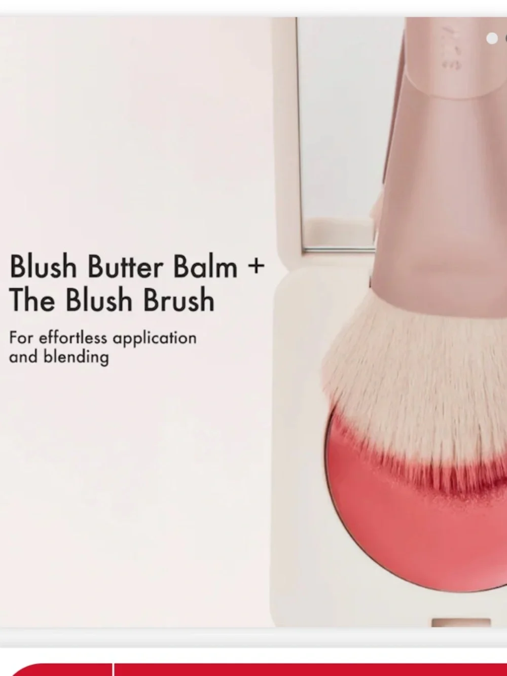 NWT Summer Fridays The Blush Brush
